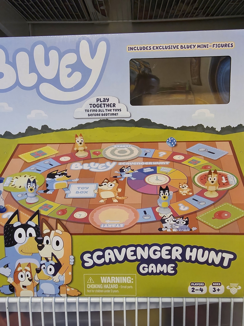 Bluey Scavenger Hunt Game - Blue Family Board Game